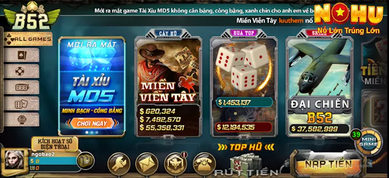 Đa dạng các tựa game, trải nghiệm vô cùng mượt mà