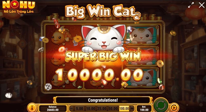 Hướng Dẫn Cách Chơi Big Win Cat - Mèo Thần Tài Mang Lộc Đến Tay! 3 Kiên nhẫn là chìa khóa chạm tới kho báu