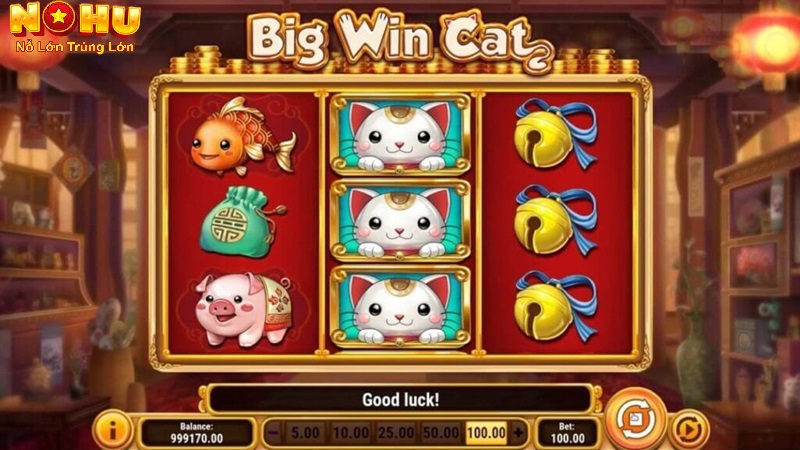 Hướng Dẫn Cách Chơi Big Win Cat - Mèo Thần Tài Mang Lộc Đến Tay! 2 Vòng quay may mắn, nơi cơ hội nhân đôi phần thưởng